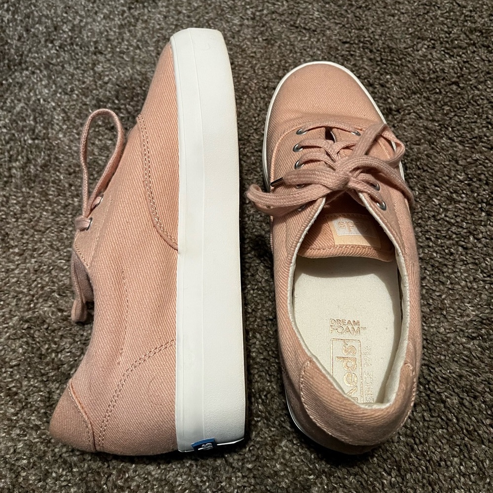 KEDS Size 7 Peach Dream Foam Platform Shoes for Women